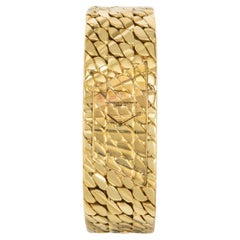 Vacheron Constantin Asymmetrisches Aton Vintage 18 Karat Gelbgold Champagner-Zifferblatt