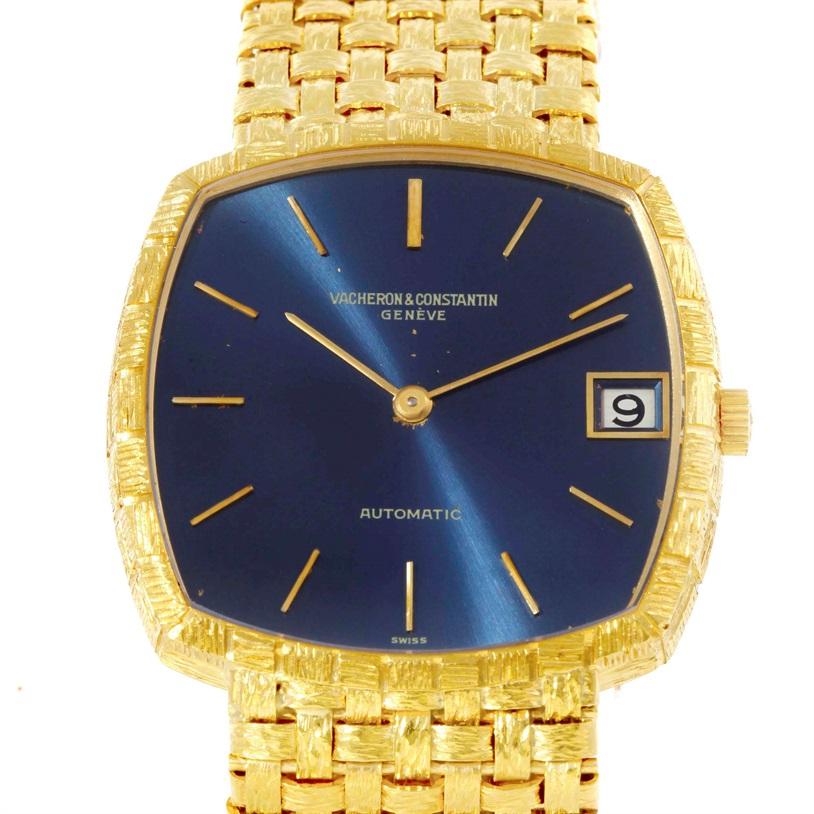 Vacheron Constantin Automatic 18 Karat Yellow Gold Watch 7664 Box Papers