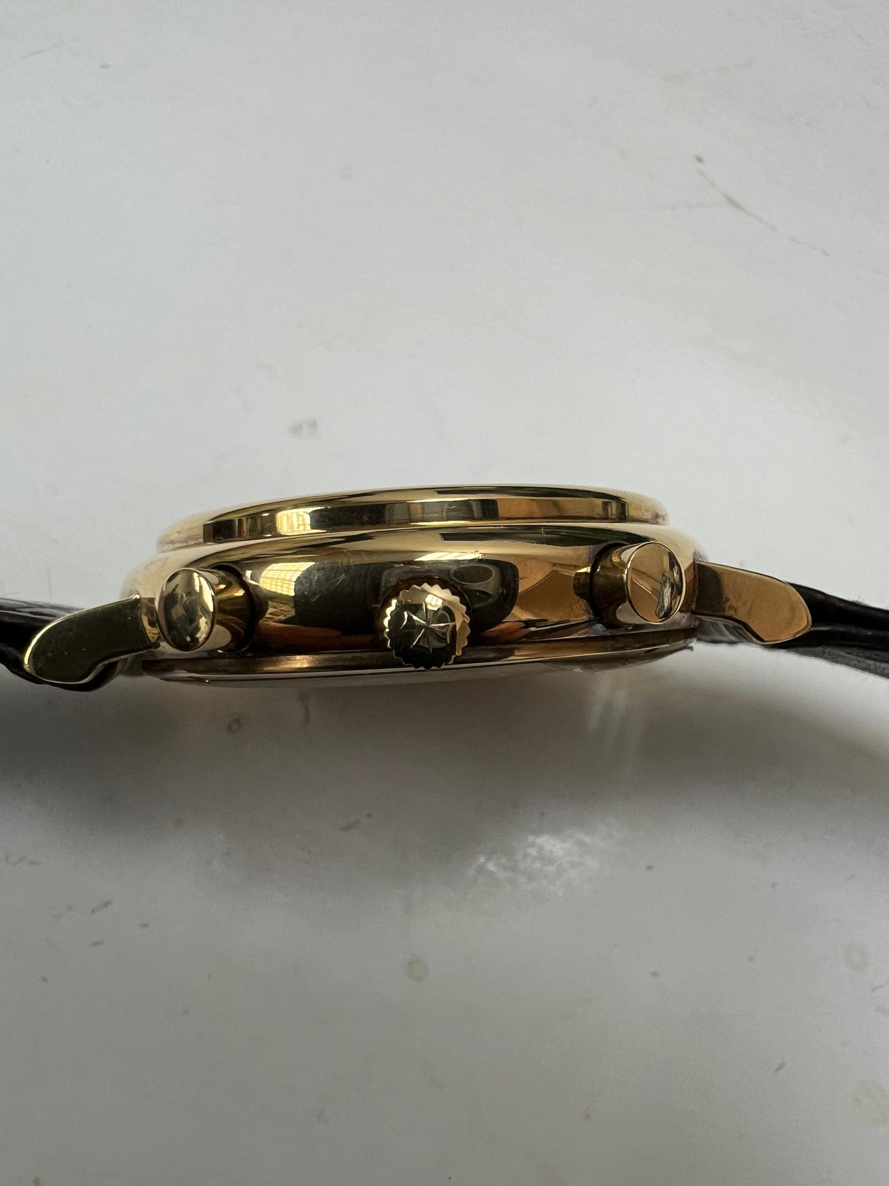 Contemporain Vacheron Constantin Montre-bracelet Chrono automatique en or jaune  en vente