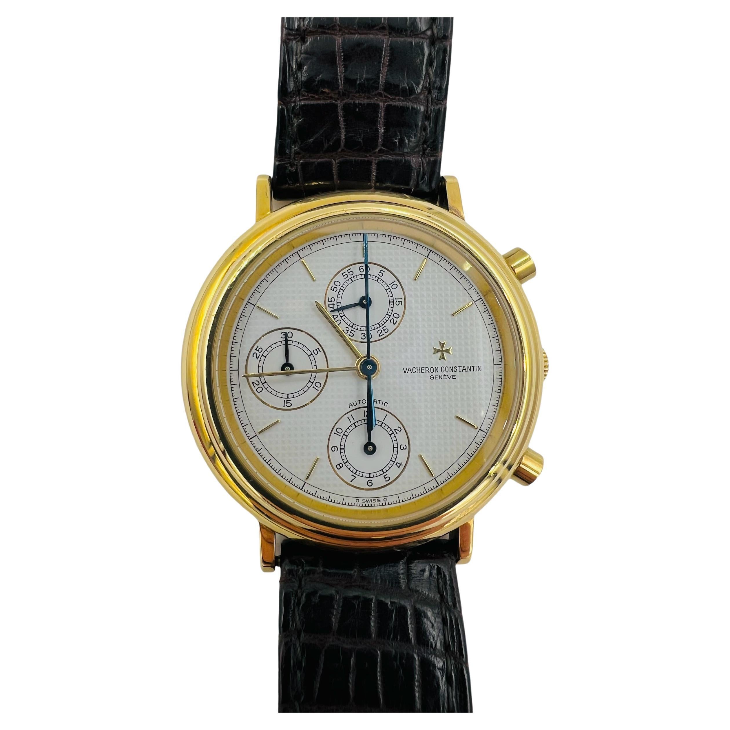 Vacheron Constantin Montre-bracelet Chrono automatique en or jaune  en vente