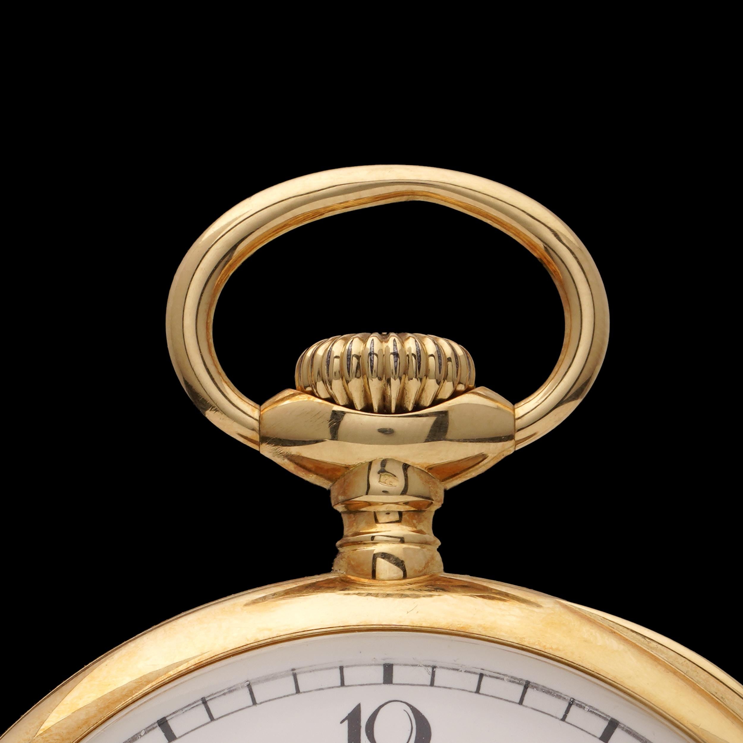 Vacheron & Constantin Chronomètre Royal 18kt Gold Pocket Watch – 55mm For Sale 6