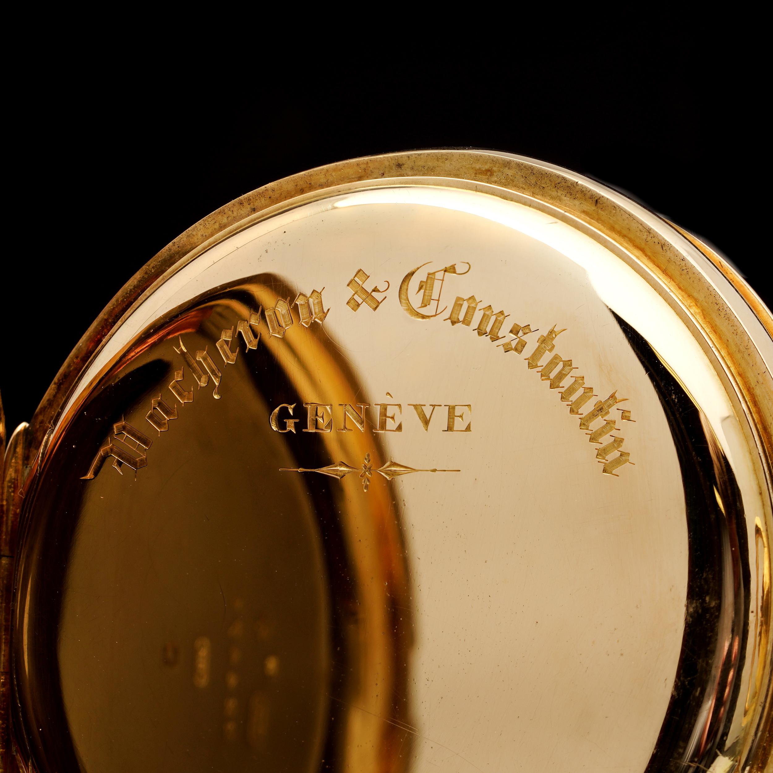 Vacheron & Constantin Chronomètre Royal 18kt Gold Pocket Watch – 55mm For Sale 2