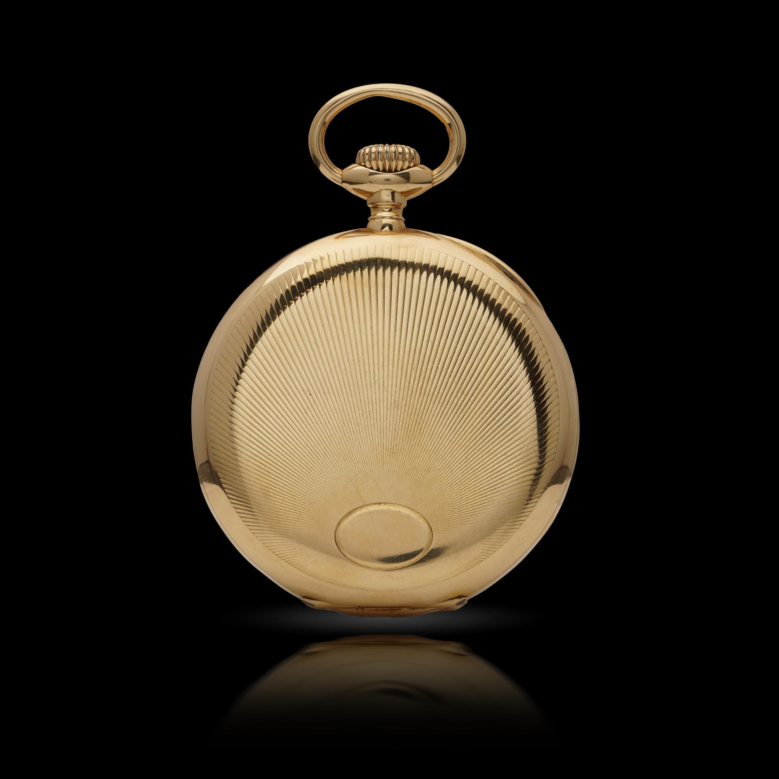 Vacheron & Constantin Chronomètre Royal 18kt Gold Pocket Watch – 55mm For Sale 4