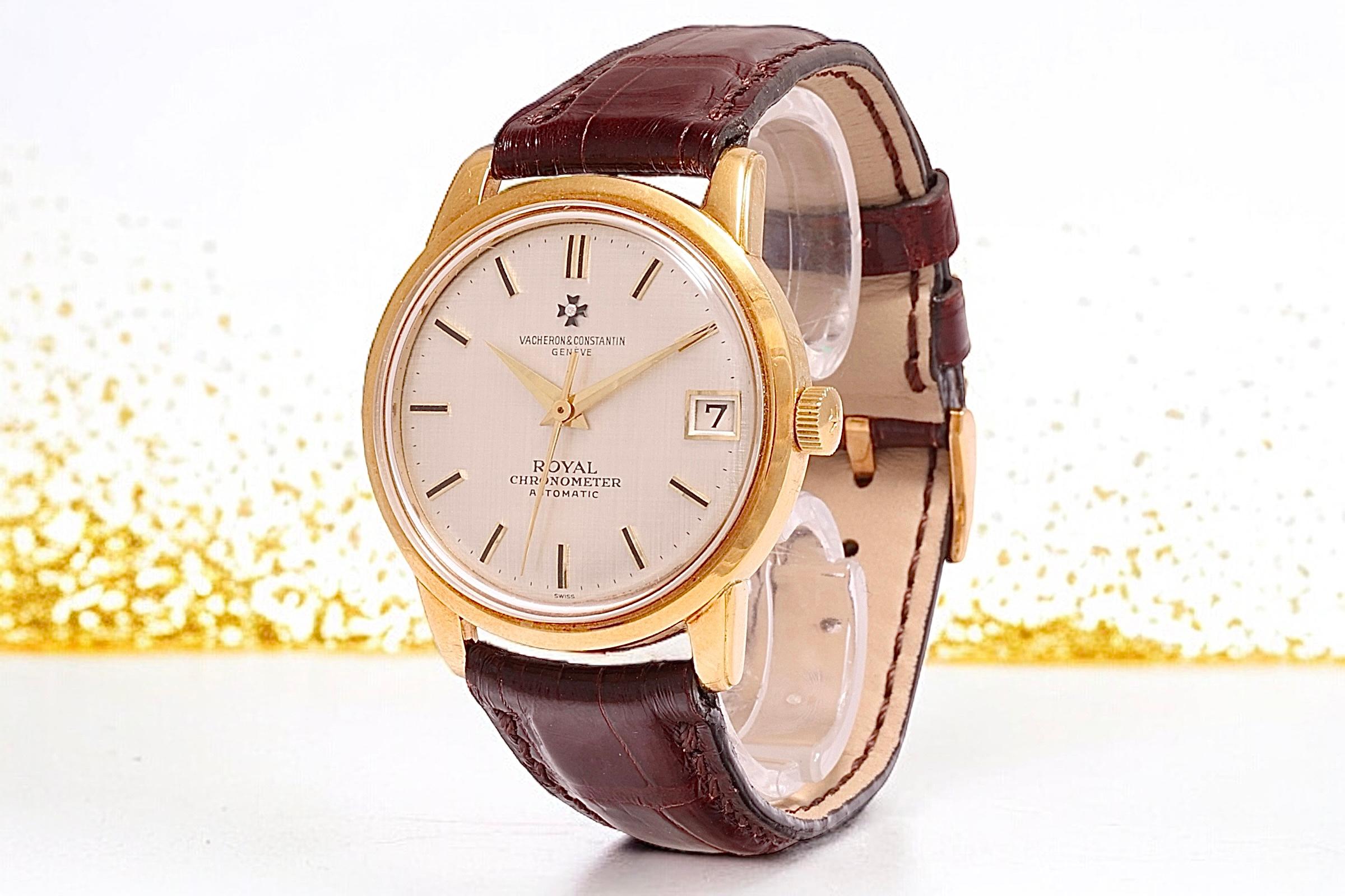 Vacheron Constantin Chronometre Royal Wrist Watch For Sale 4