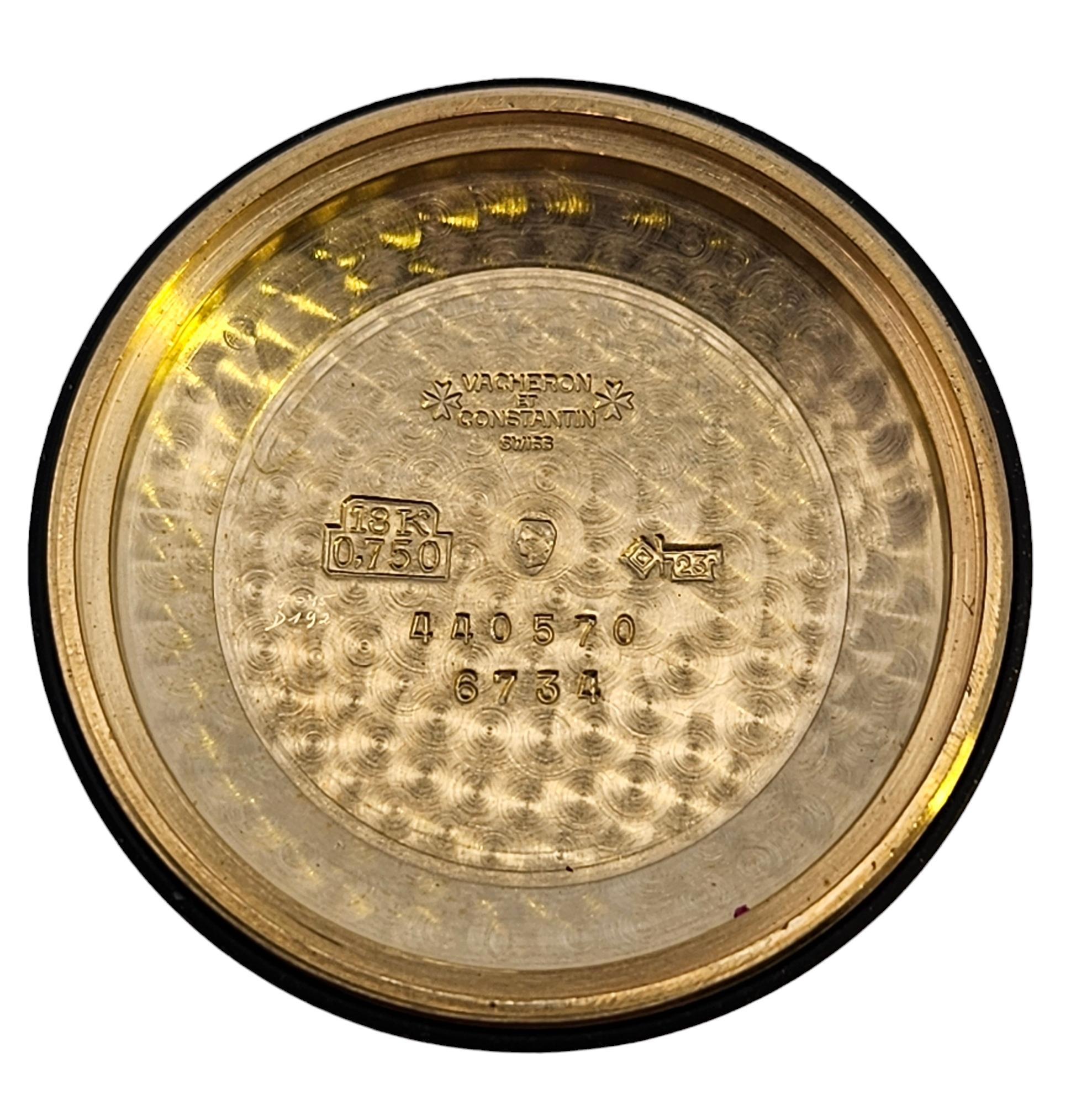 Vacheron Constantin Königliche Armbanduhr mit Chronometer im Angebot 11