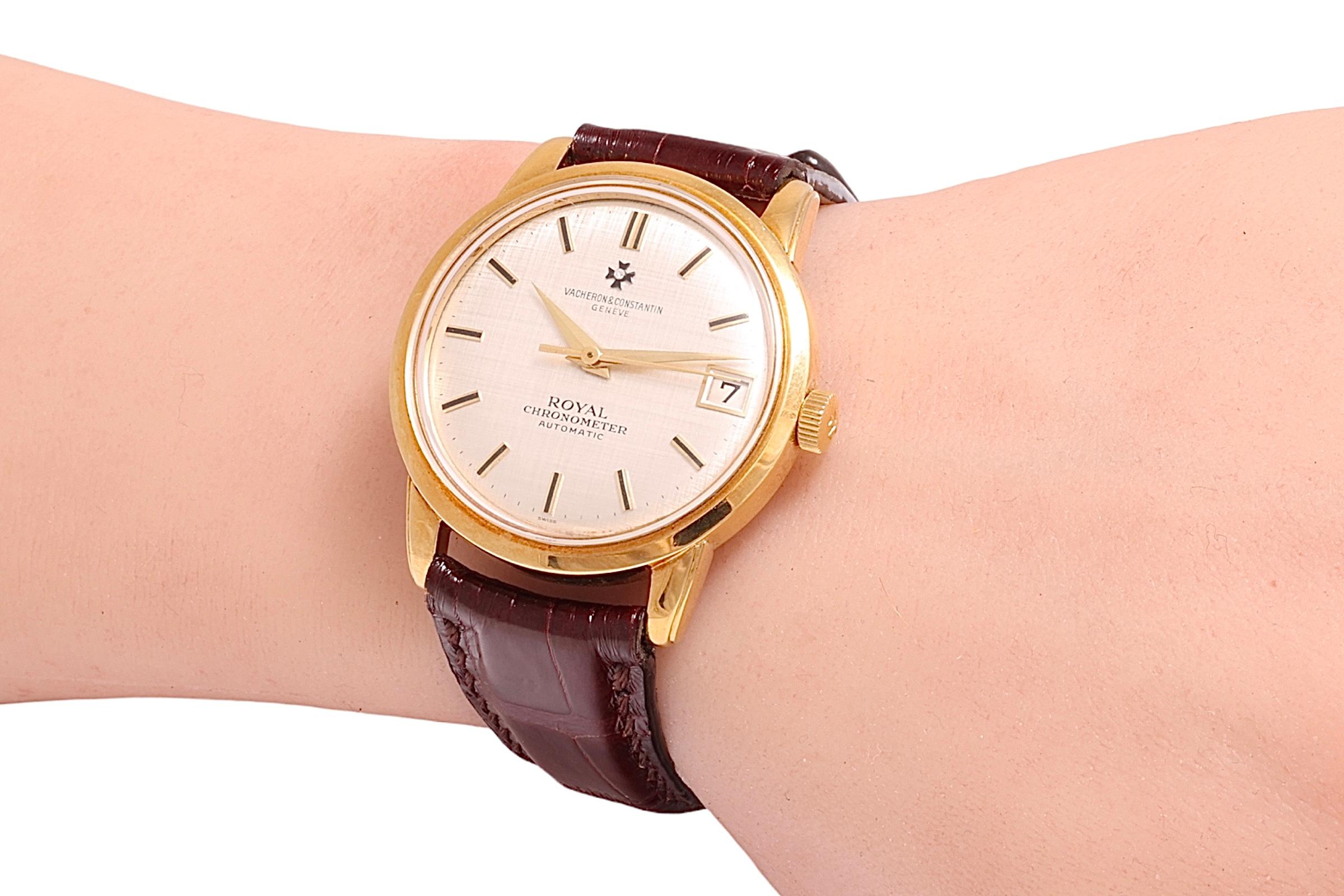 Women's or Men's Vacheron Constantin Chronometre Royal Wrist Watch For Sale