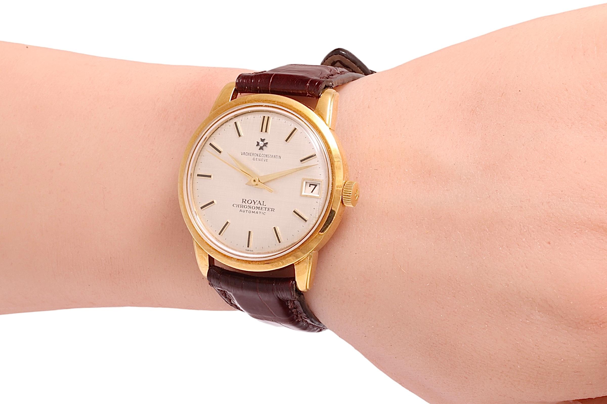 Vacheron Constantin Chronometre Royal Wrist Watch For Sale 1