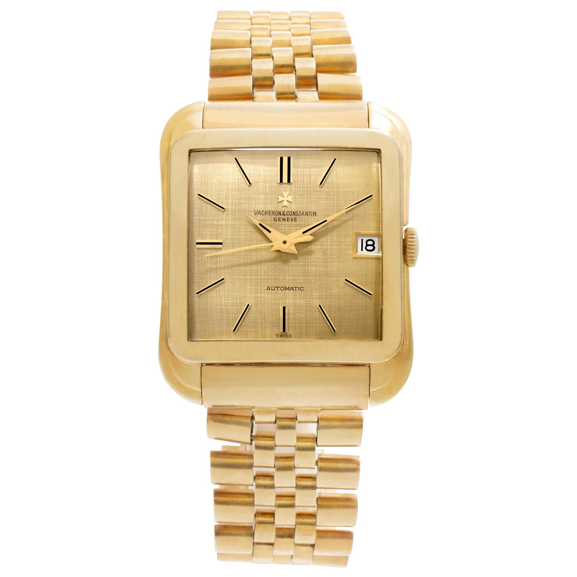 Vacheron Constantin Cioccolatone 6440 Q 18k Yellow Gold Automatic Watch For Sale