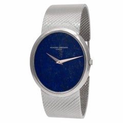 Vacheron Constantin Classic 2047P 18 Karat White Gold Blue Dial Manual Watch