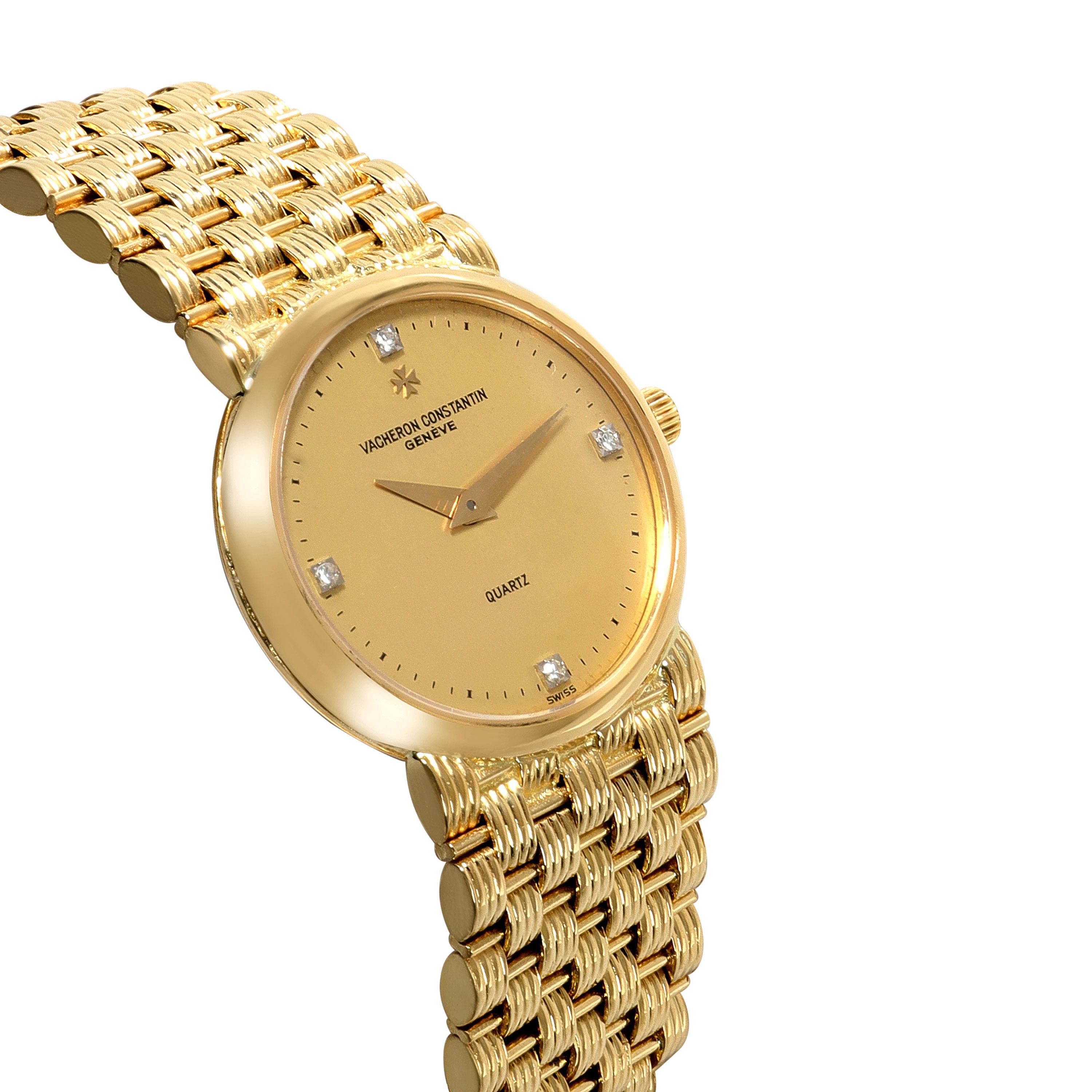 Vacheron Constantin Classique Classique Women's Watch in 18kt Yellow Gold In Excellent Condition In New York, NY