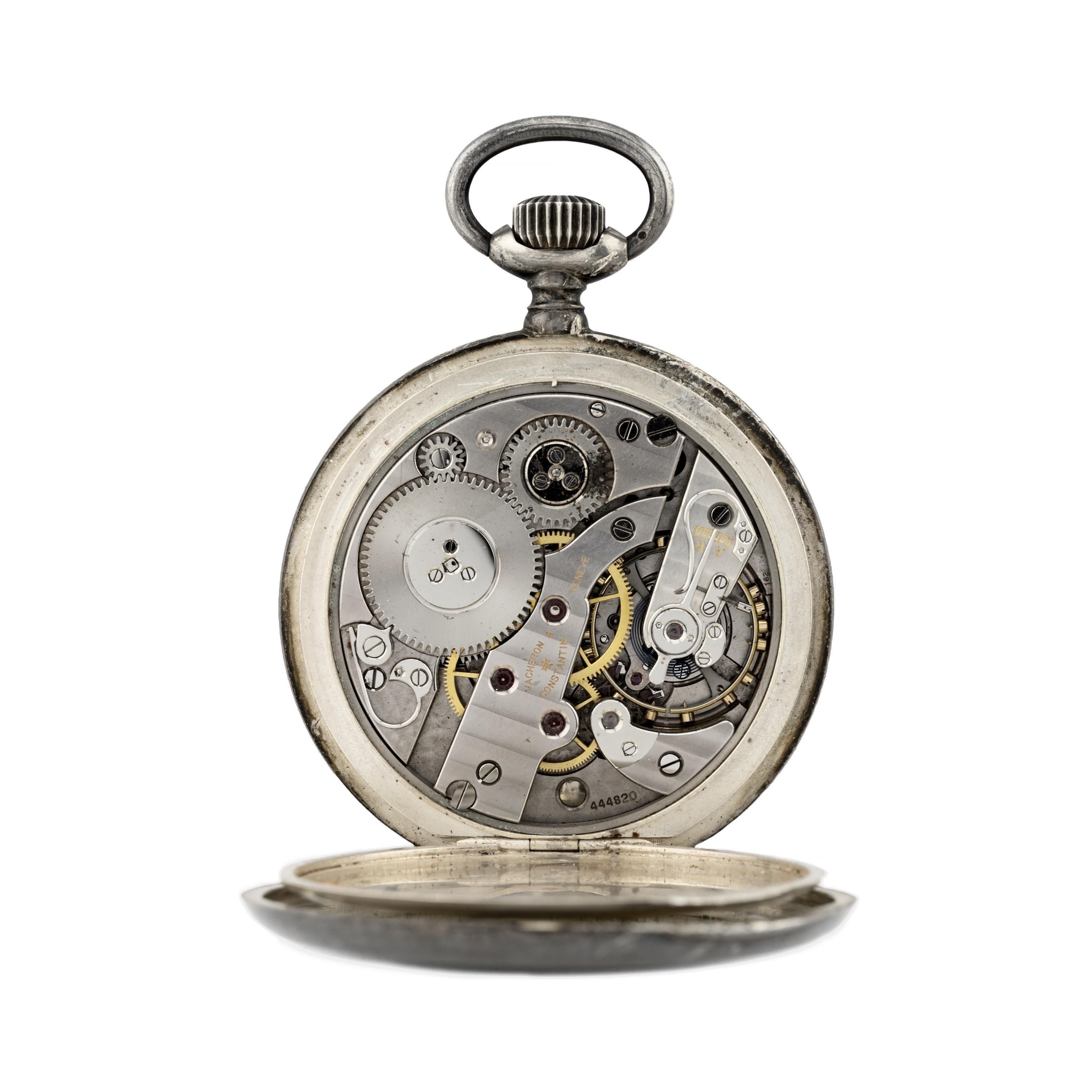 Vacheron & Constantin Deck Lever Chronometer Navigation Gangreserve-Uhr im Angebot 4