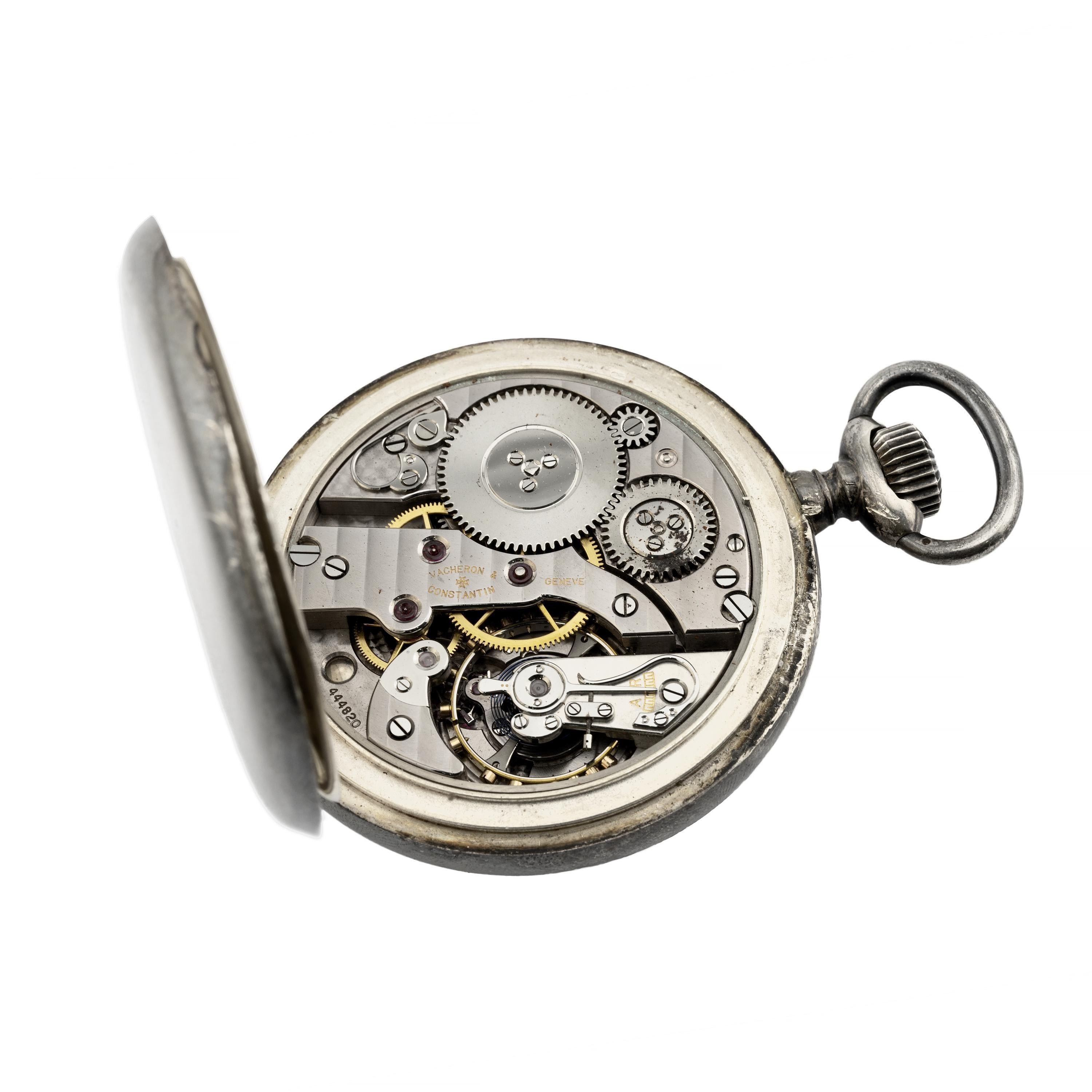 Vacheron & Constantin Deck Lever Chronometer Navigation Gangreserve-Uhr im Angebot 5