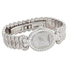 Vacheron Constantin Diamond 18K White Gold Ladies Cocktail Watch Bracelet