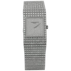 Vacheron Constantin Ladies Diamond White Gold Wristwatch