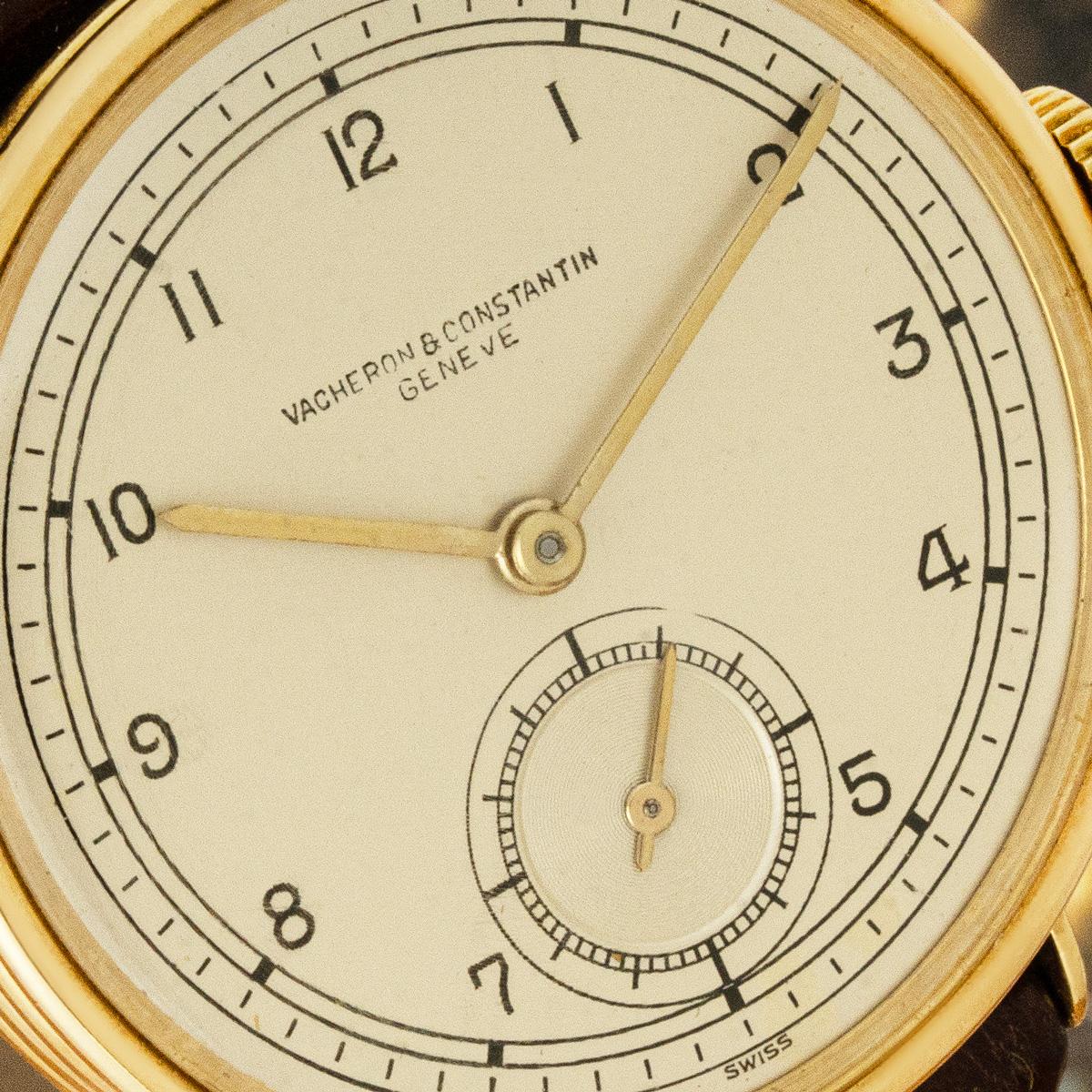Vacheron Constantin Kleiduhr Vintage Gelbgold 4071 im Zustand „Hervorragend“ in Mayfair, London, London