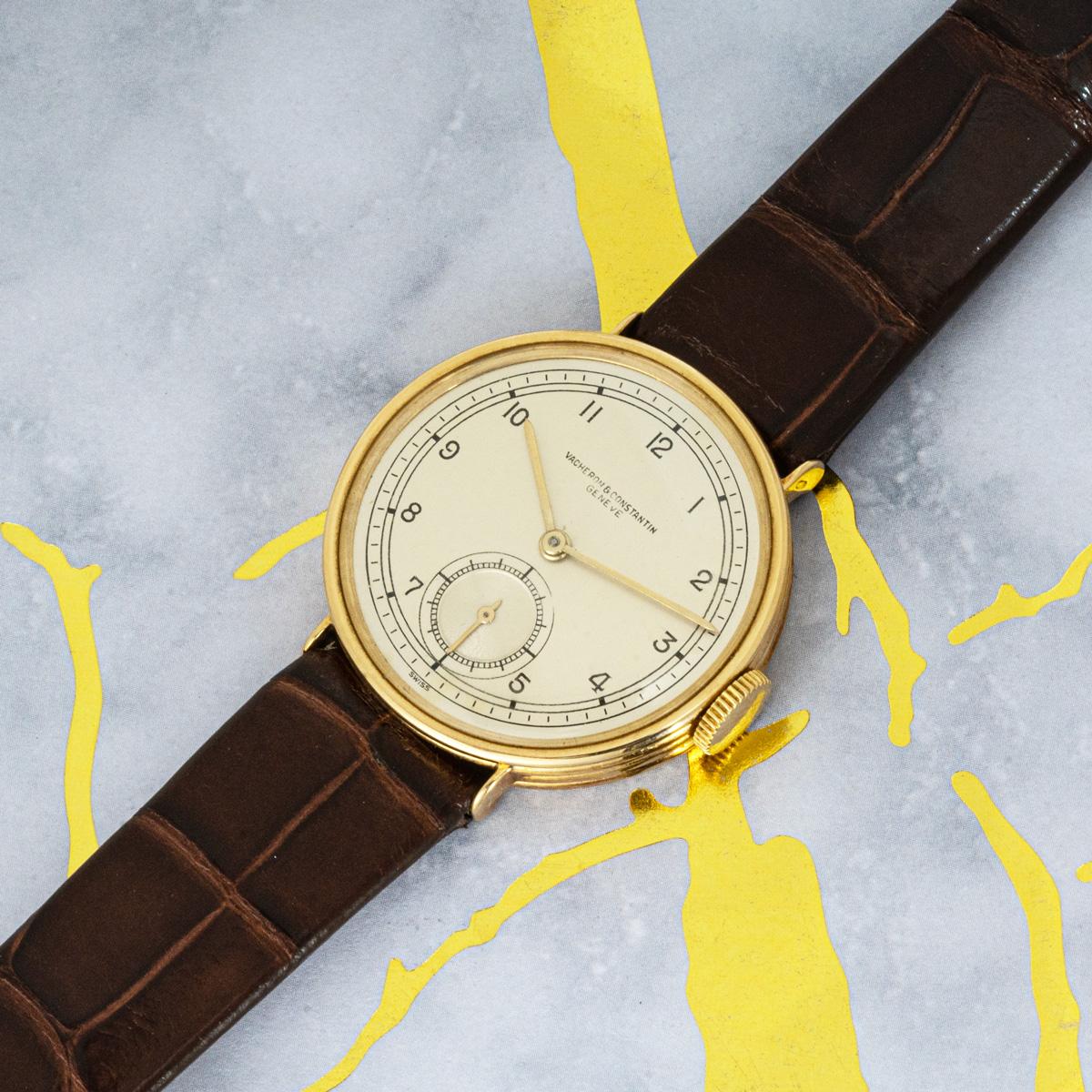 Vacheron Constantin Dress Watch Vintage Yellow Gold 4071 For Sale 3