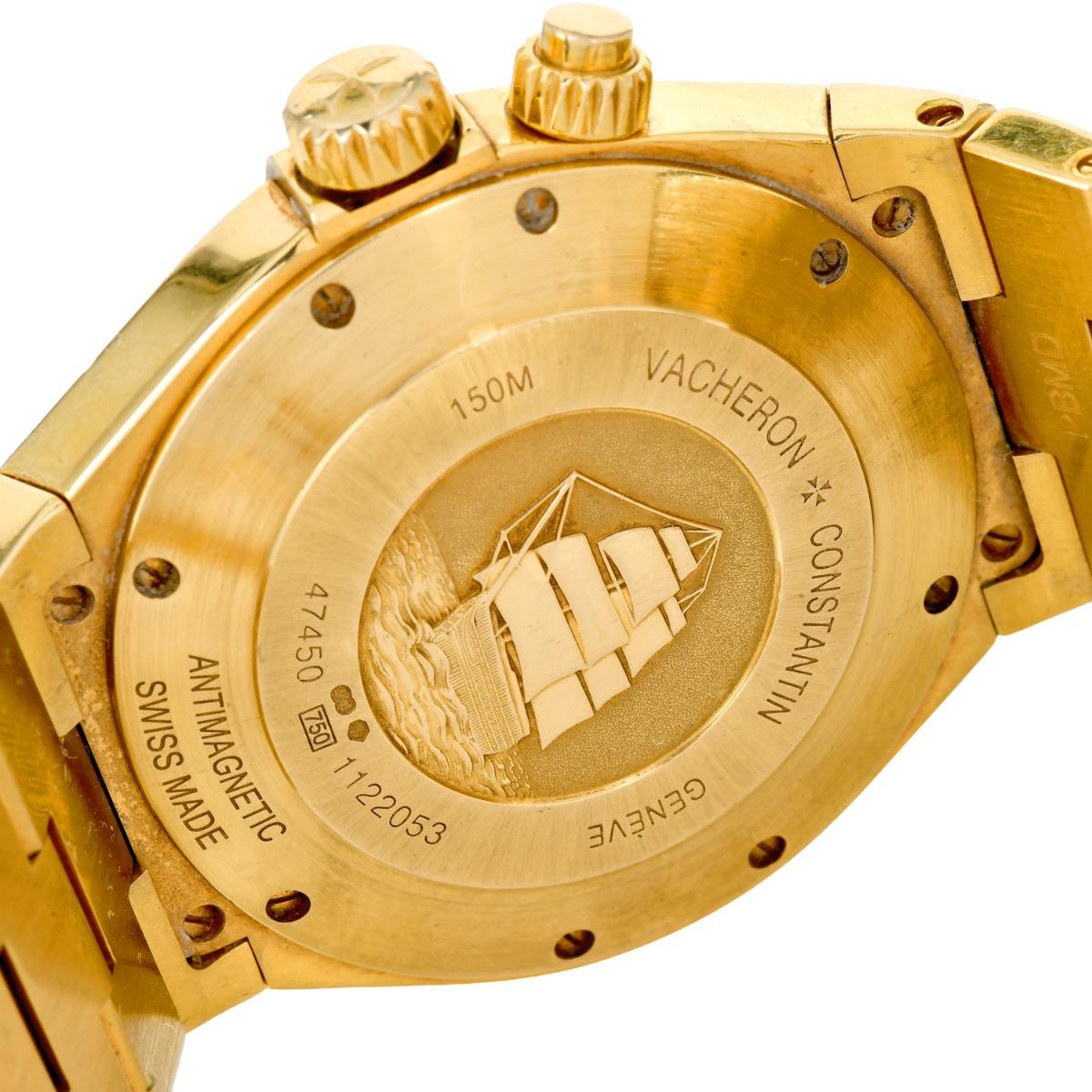Vacheron Constantin Dual Time Overseas 42mm 18K Gold 47450 Men