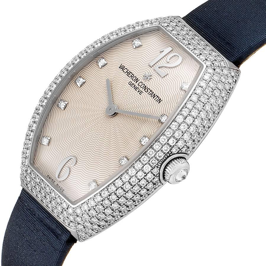 Vacheron Constantin Egerie Weißgold-Diamant-Damenuhr 25541 im Angebot 2