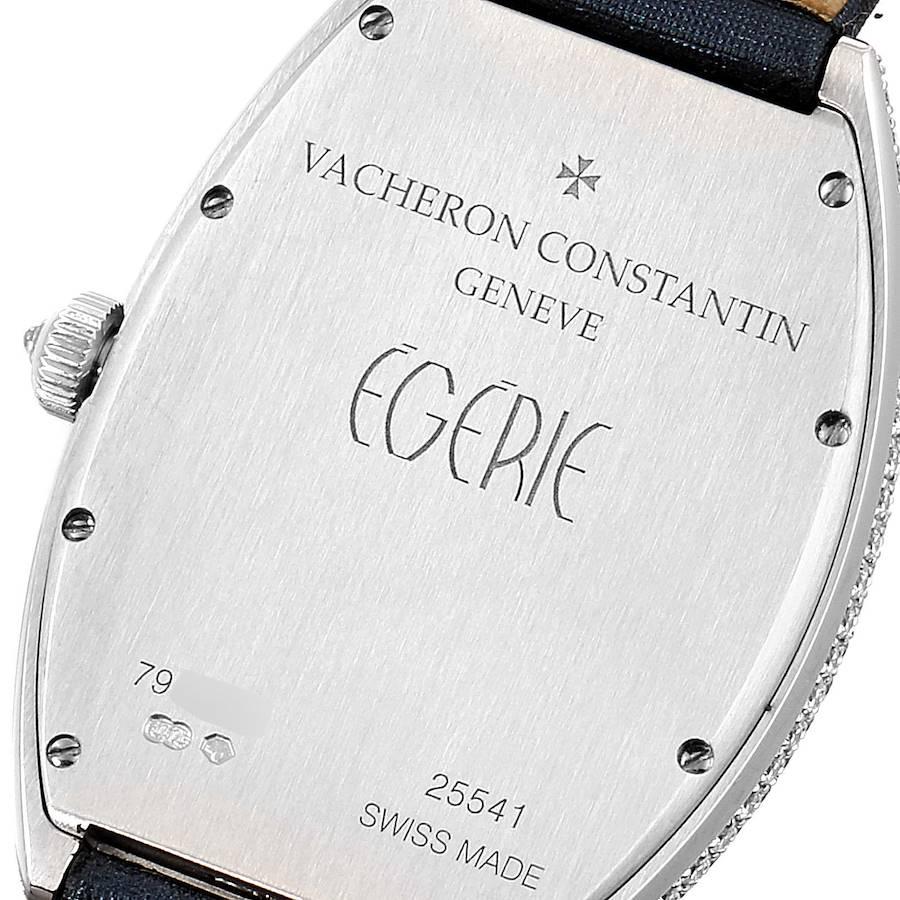 Vacheron Constantin Egerie White Gold Diamond Ladies Watch 25541 In Excellent Condition For Sale In Atlanta, GA