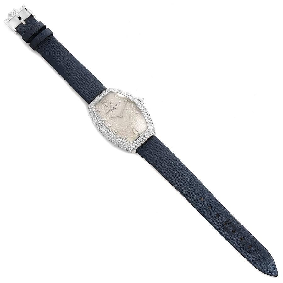 Vacheron Constantin Egerie Weißgold-Diamant-Damenuhr 25541 im Angebot 5