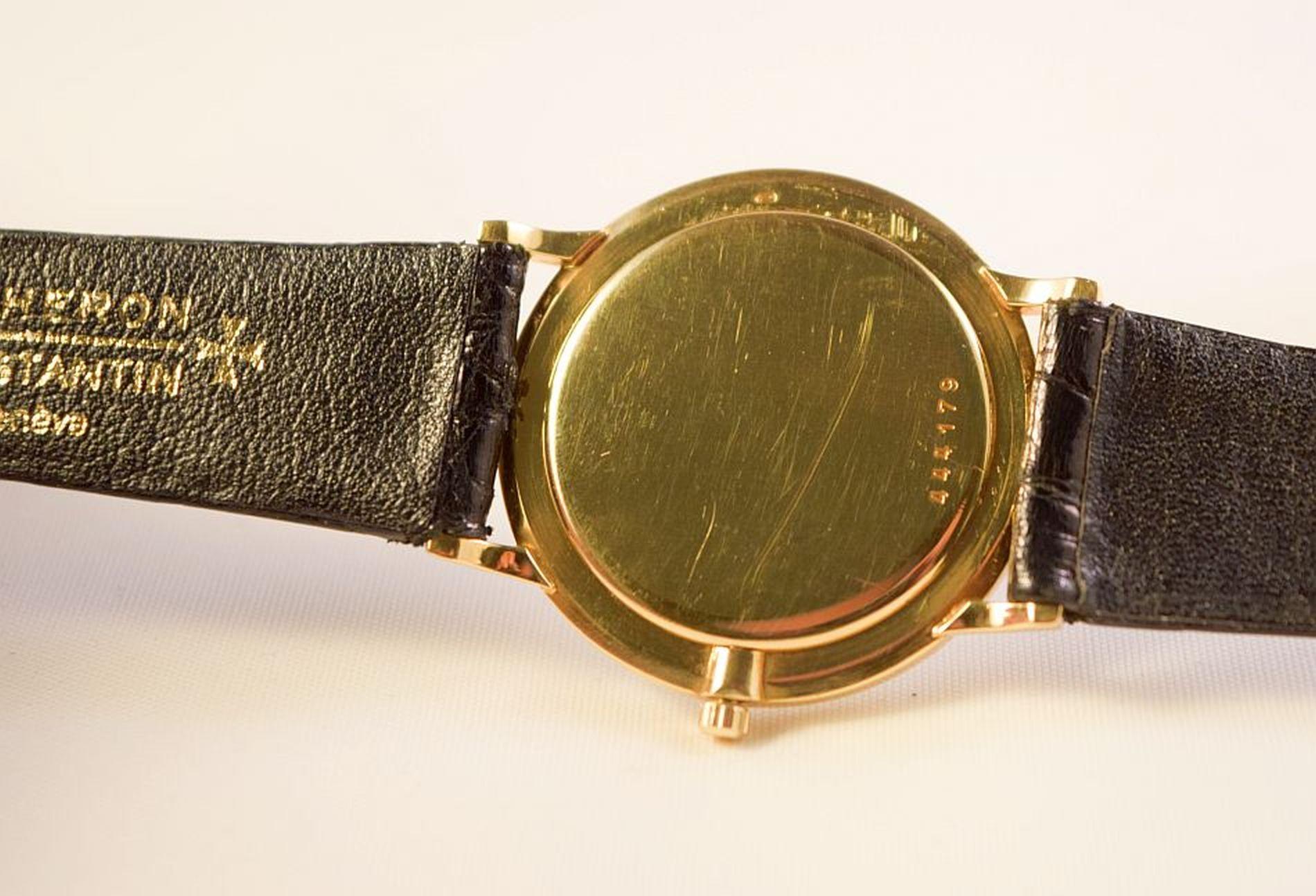 Vacheron Constantin extra schlank, super elegant mit einem Gehäuse aus 18-karätigem Gelbgold 4