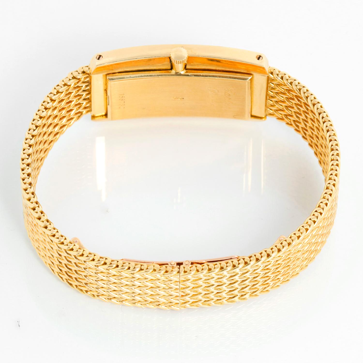 Vacheron Constantin for Cartier Paris 18K Yellow Gold and Diamond Ladies Watch For Sale 1