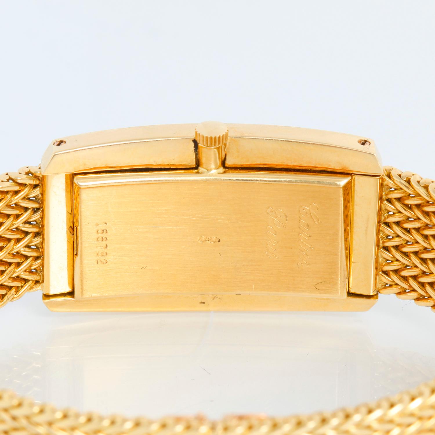 Vacheron Constantin for Cartier Paris 18K Yellow Gold and Diamond Ladies Watch 2