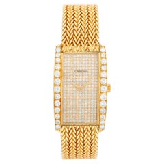 Vacheron Constantin for Cartier Paris 18K Yellow Gold and Diamond Ladies Watch