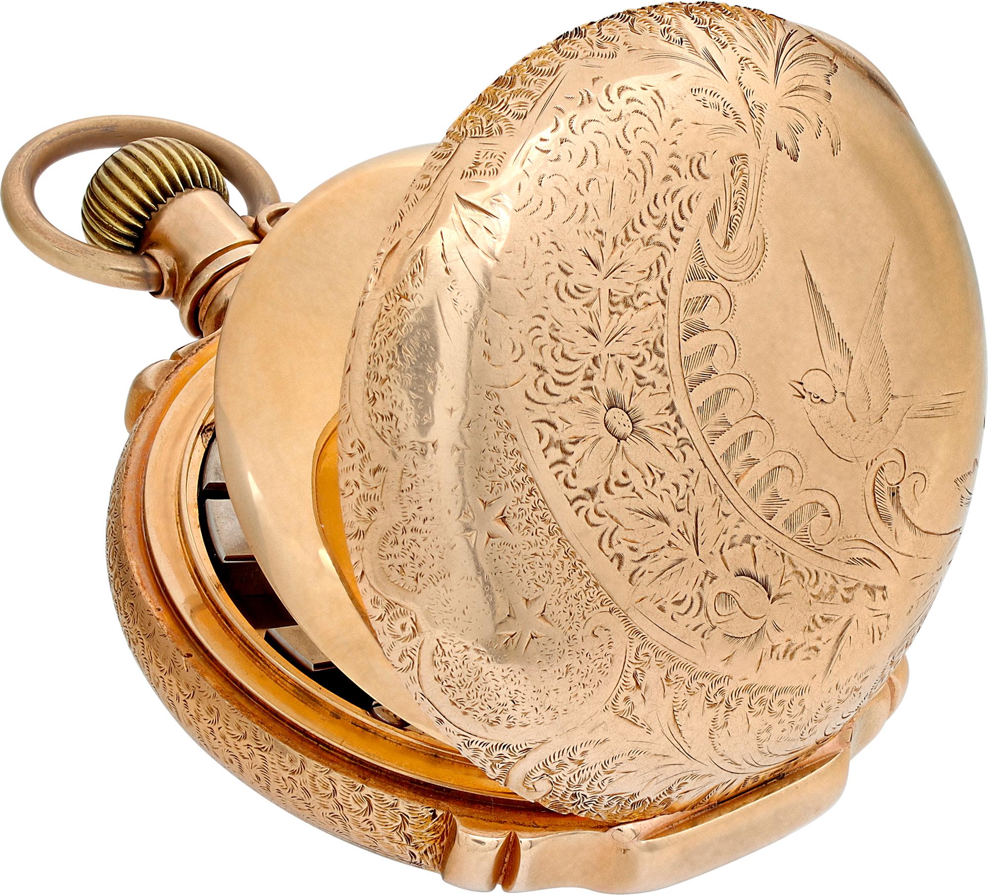 Vacheron Constantin Full Hunter Yellow Gold Pocket Watch Ref 5042735 3