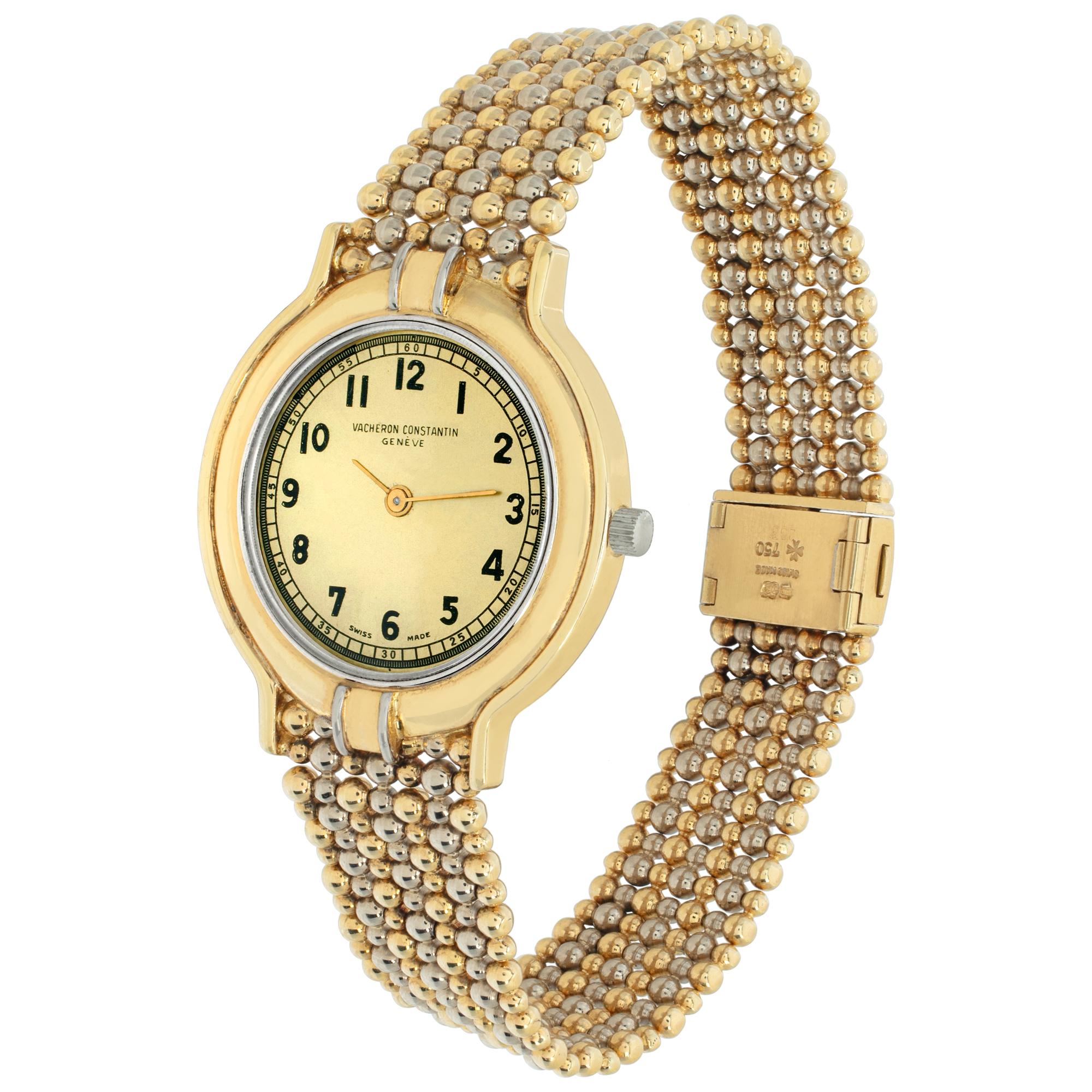 Vacheron Constantin Geneve 18k white and yellow gold Manual Wristwatch ...