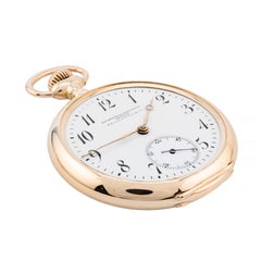 Vacheron & Constantin Geneve Pocket Watch Retailed by JE Caldwell 14 Karat Gold