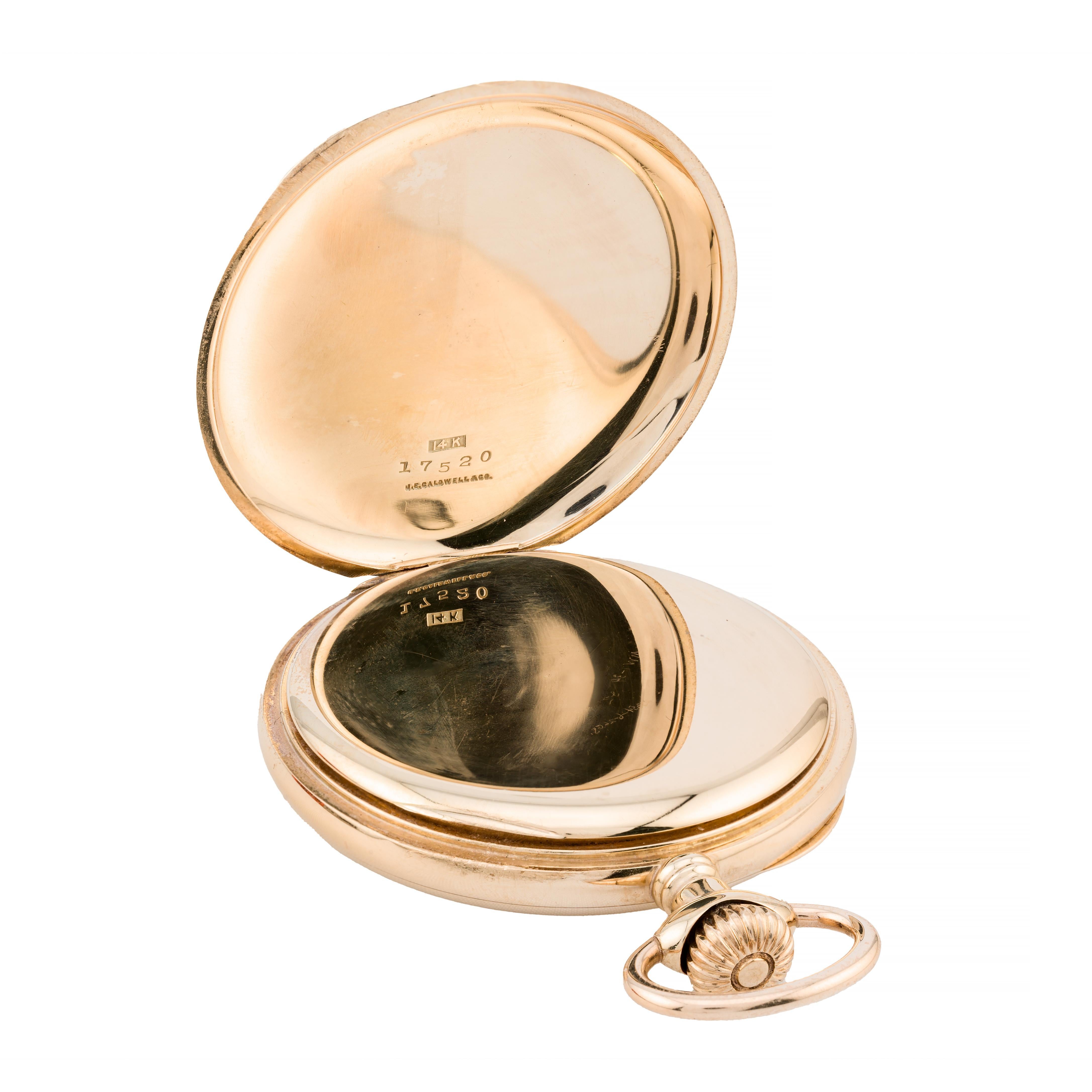 Vacheron & Constantin Geneve Pocket Watch Retailed by JE Caldwell 14 Karat Gold 1