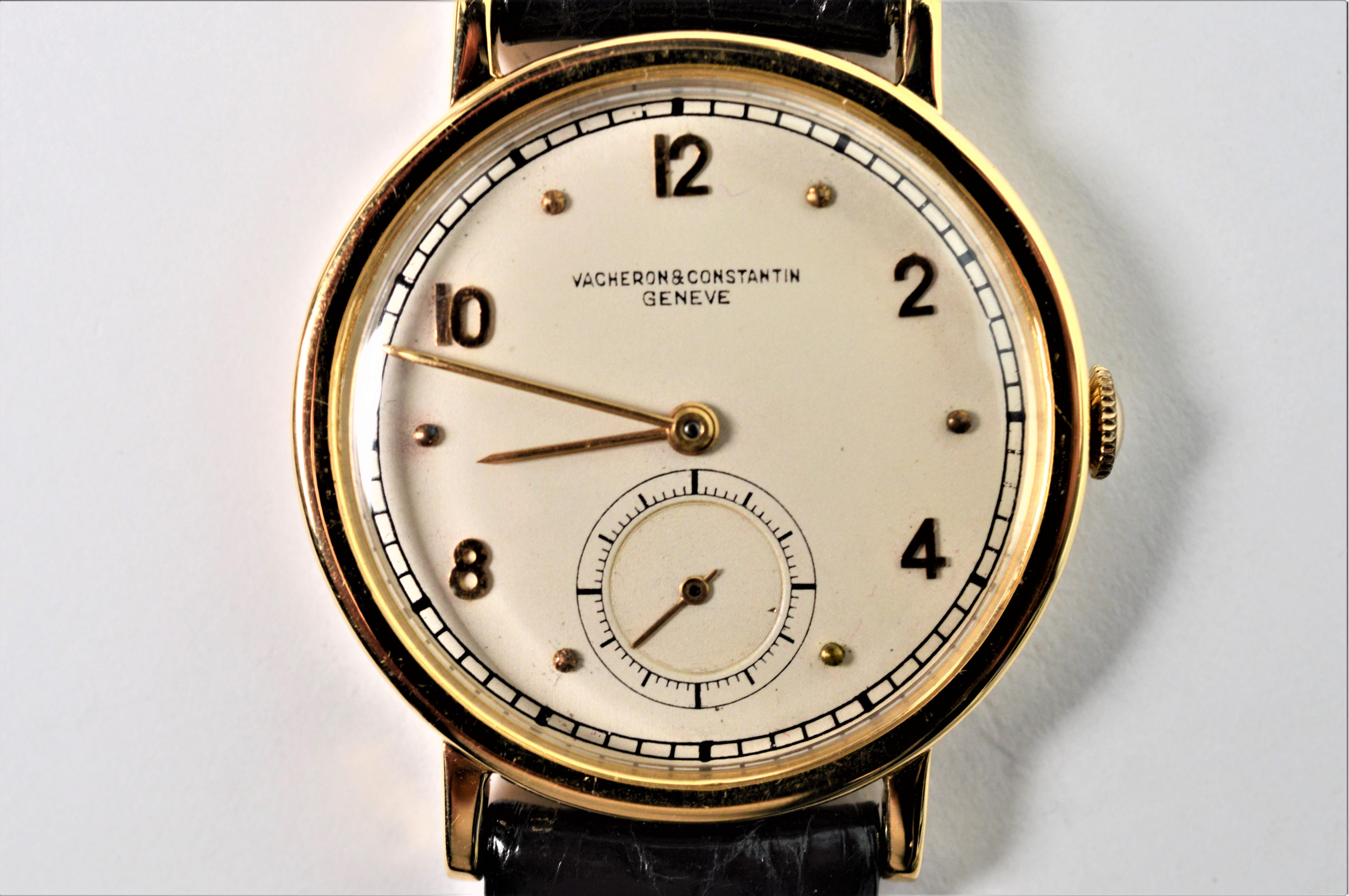 Vacheron & Constantin Geneve Yellow Gold Men's Wristwatch 6