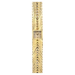 Vacheron Constantin gold, tapered bracelet watch
