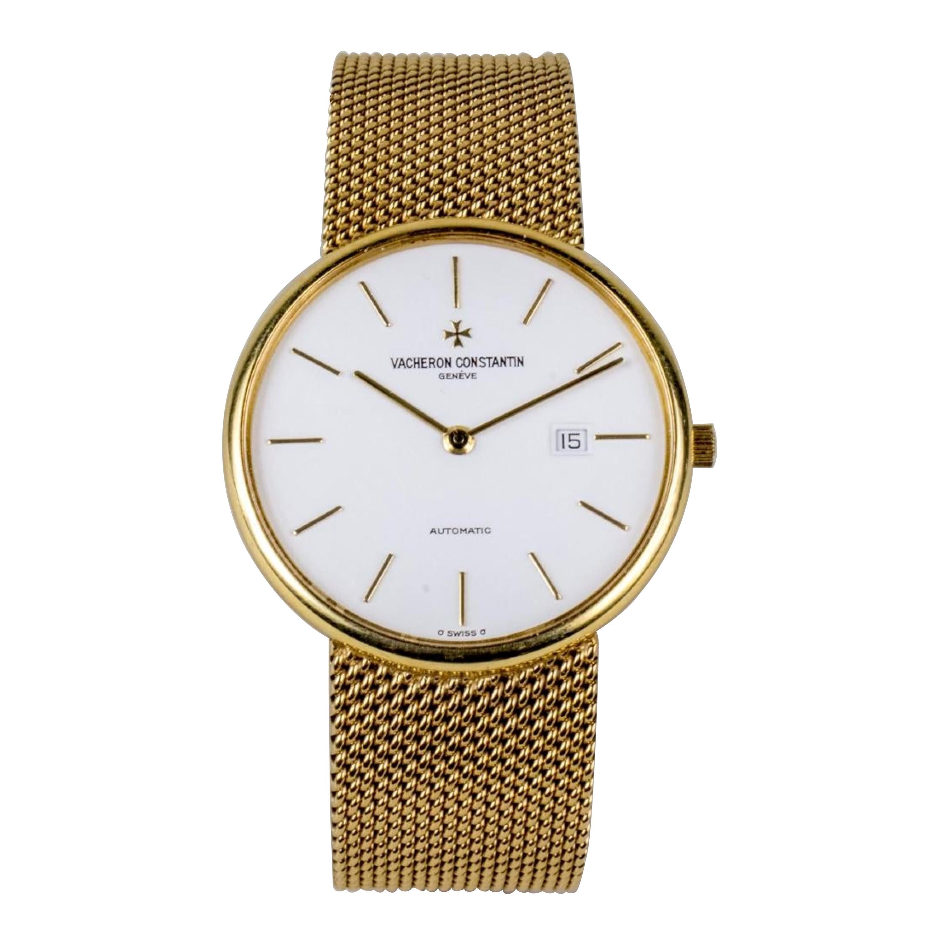 Vacheron Constantin Gold Wristwatch For Sale