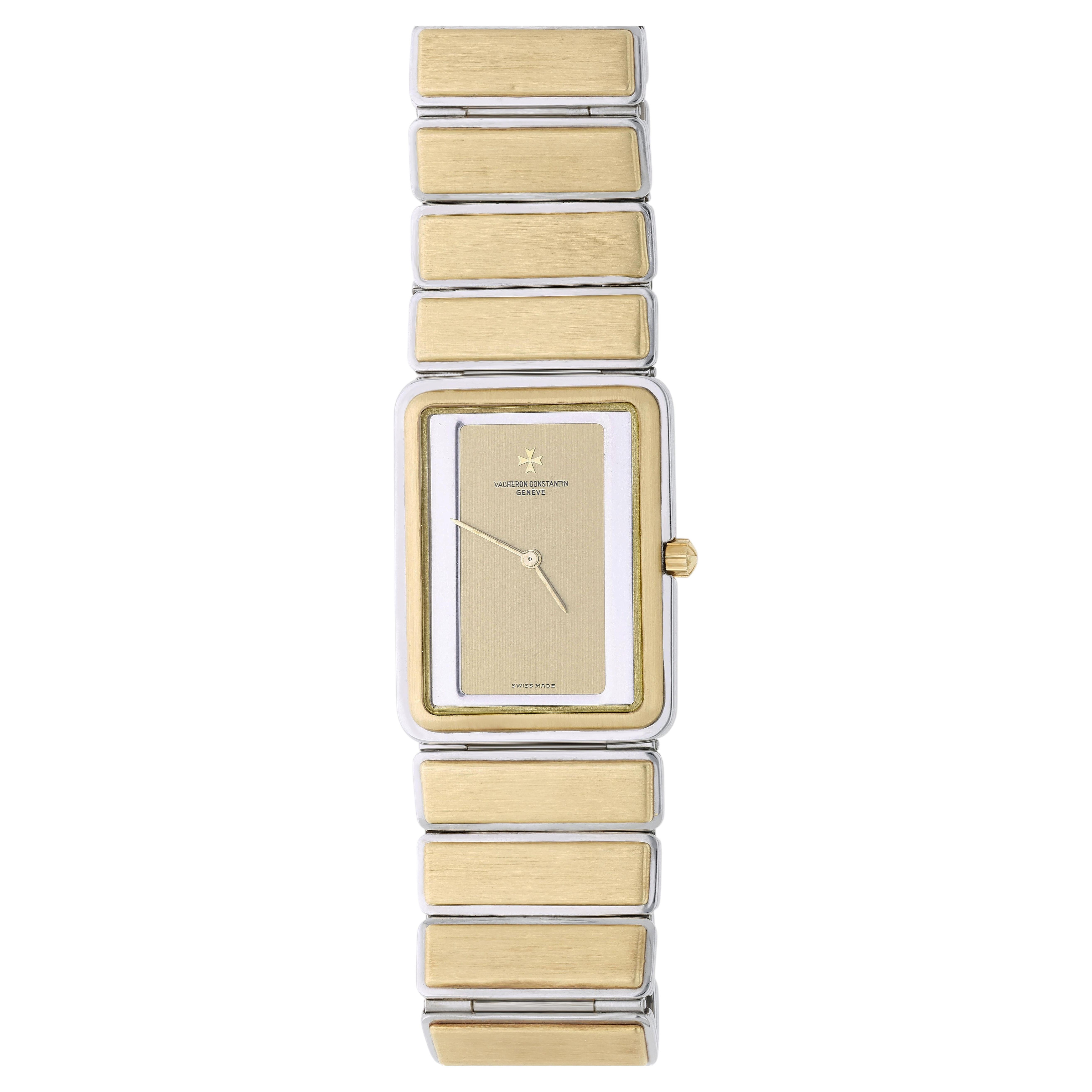 Vacheron Constantin Harmony 18K Gold Steel Two-Tone Champagne Dial Vintage Watch