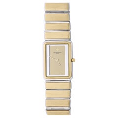 Vacheron Constantin Montre Vintage Harmony en or 18 carats, acier bicolore, cadran champagne