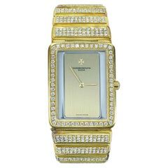 Vacheron Constantin Harmony 61201/939 18K Yellow Gold Diamond Watch, 8.00 Carats