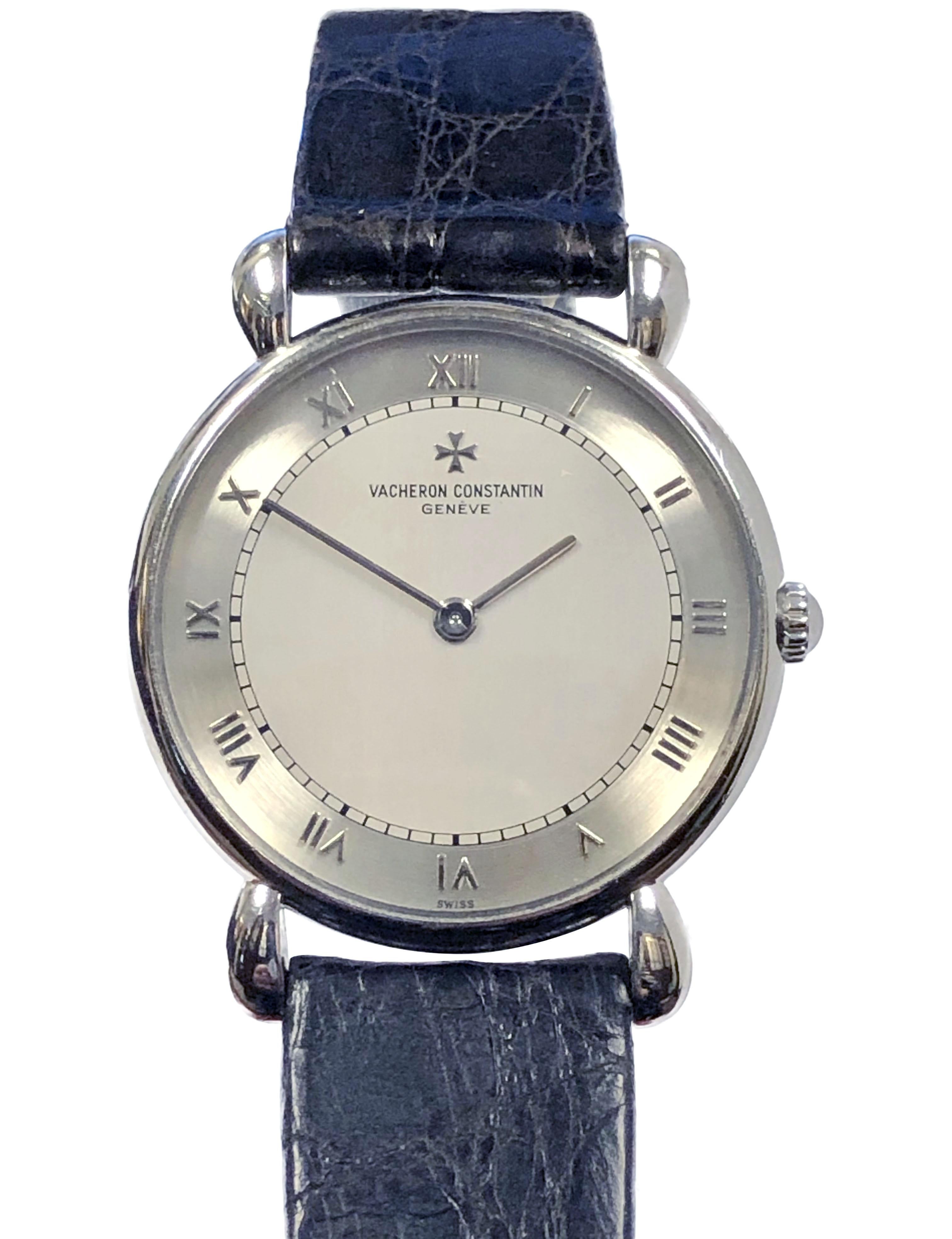  Vacheron Constantin Historique Montre-bracelet mécanique en platine à remontage mécanique Unisexe 