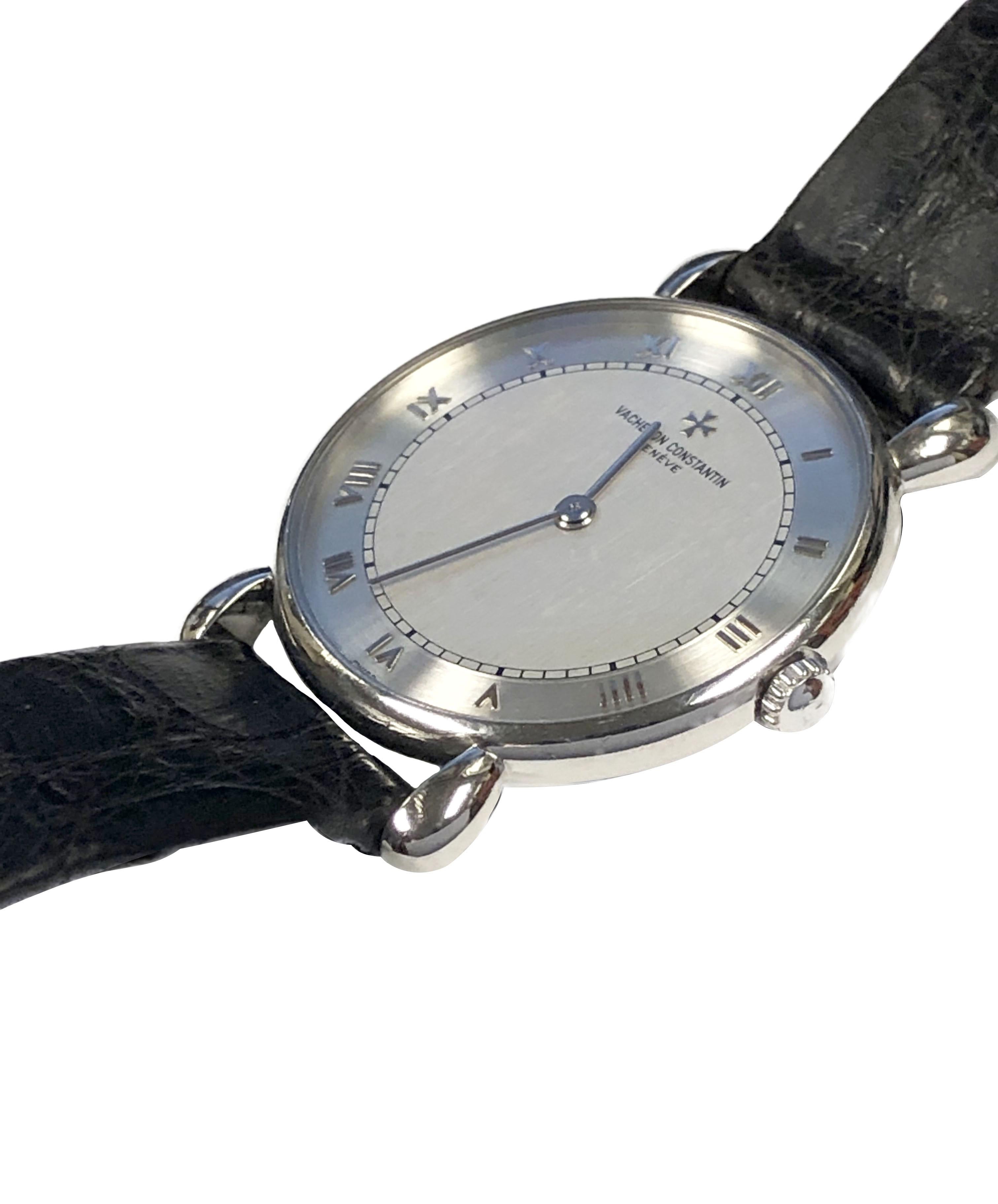 Vacheron Constantin Historique Montre-bracelet mécanique en platine à remontage mécanique 1