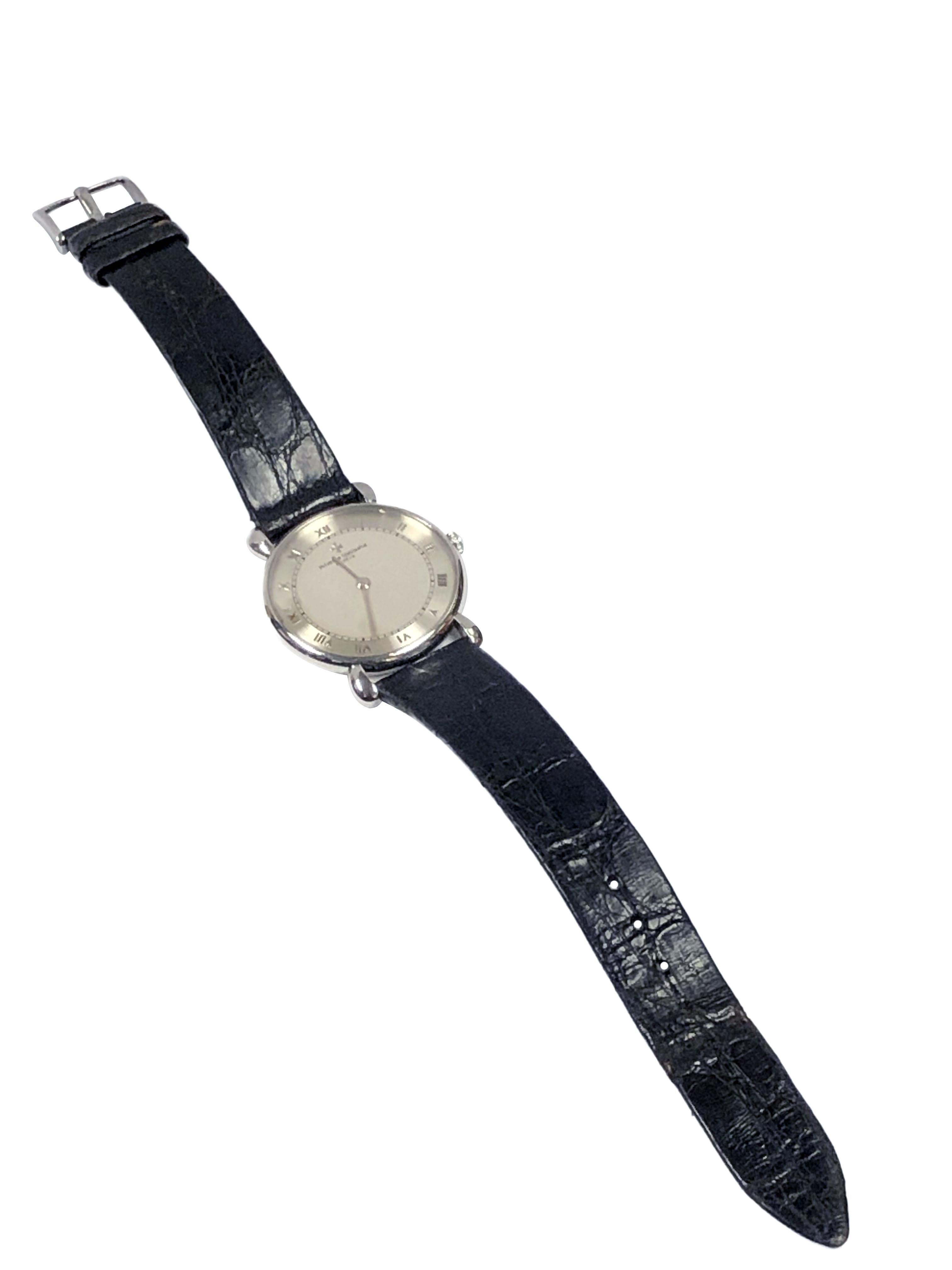 Vacheron Constantin Historique Montre-bracelet mécanique en platine à remontage mécanique 3
