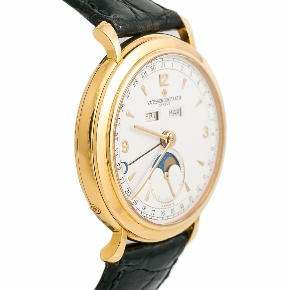 Contemporary Vacheron Constantin Historiques 37150, White Dial, Certified For Sale