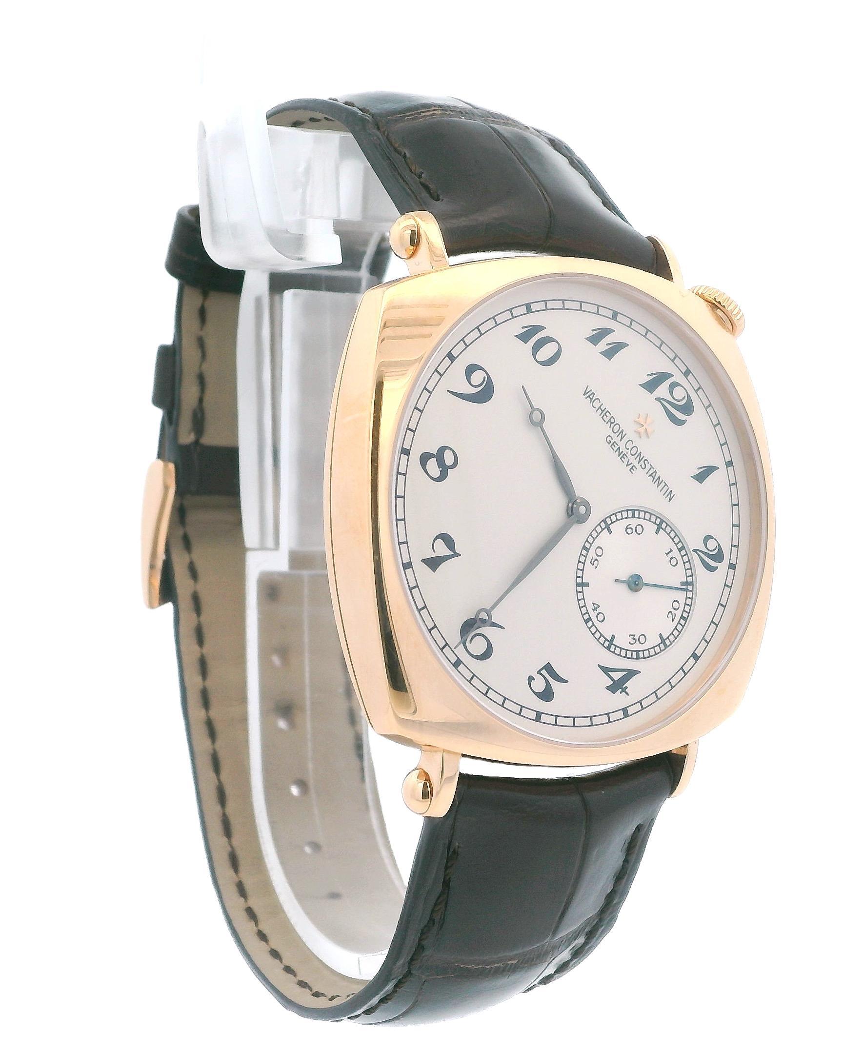 Vacheron Constantin Historiques American 1921 18K Rose Full Set In Excellent Condition For Sale In Great Neck Plaza, NY