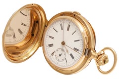 Vacheron Constantin Montre de poche 1 Botton Chronographe en or rose 18 carats