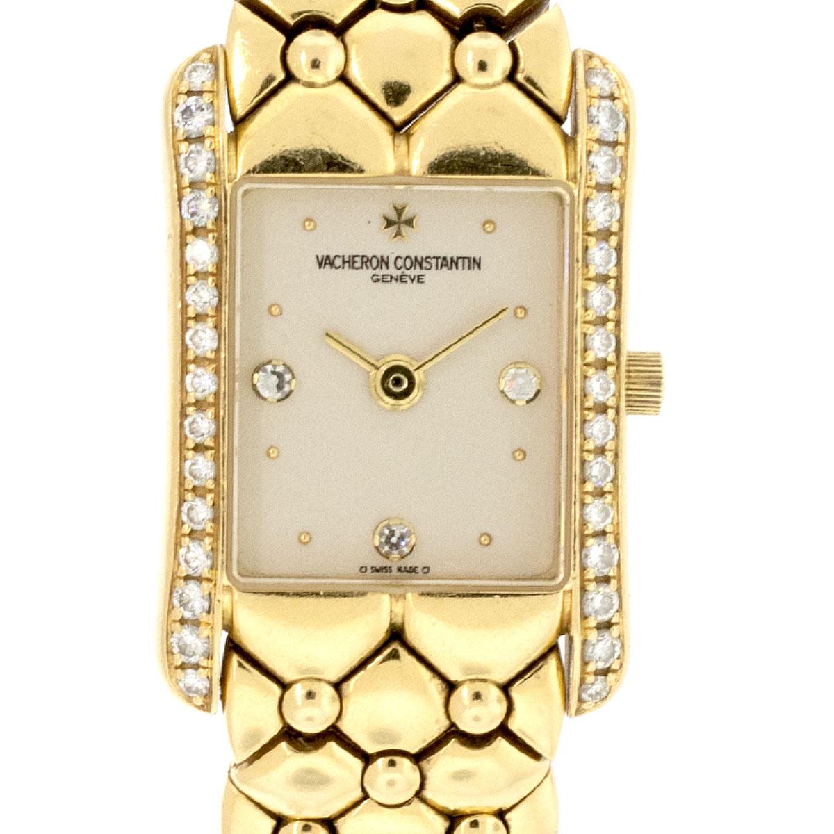 Women's Vacheron Constantin Ispahan 18k Yellow Gold Diamond Watch For Sale