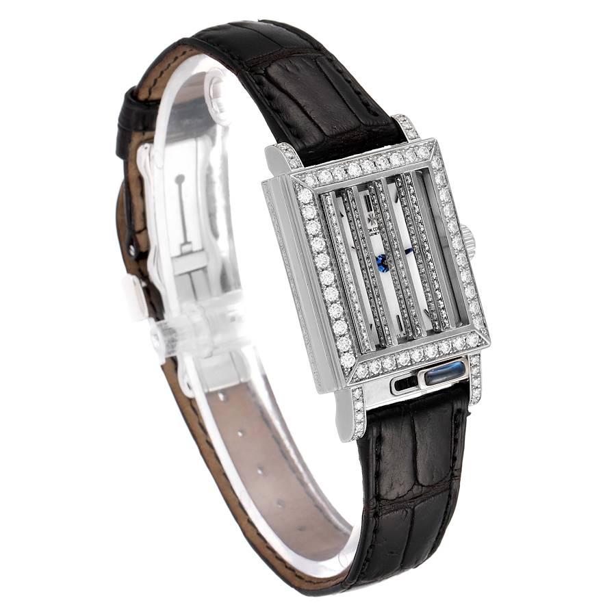 Vacheron Constantin Jalousie Shutter Weißgold-Diamant-Damenuhr 91002 im Angebot 2