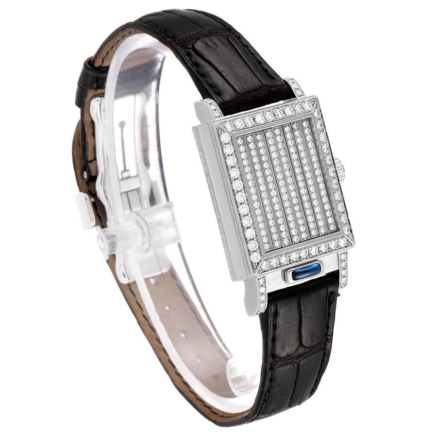 Vacheron Constantin Jalousie Shutter Weißgold-Diamant-Damenuhr 91002 im Angebot 3