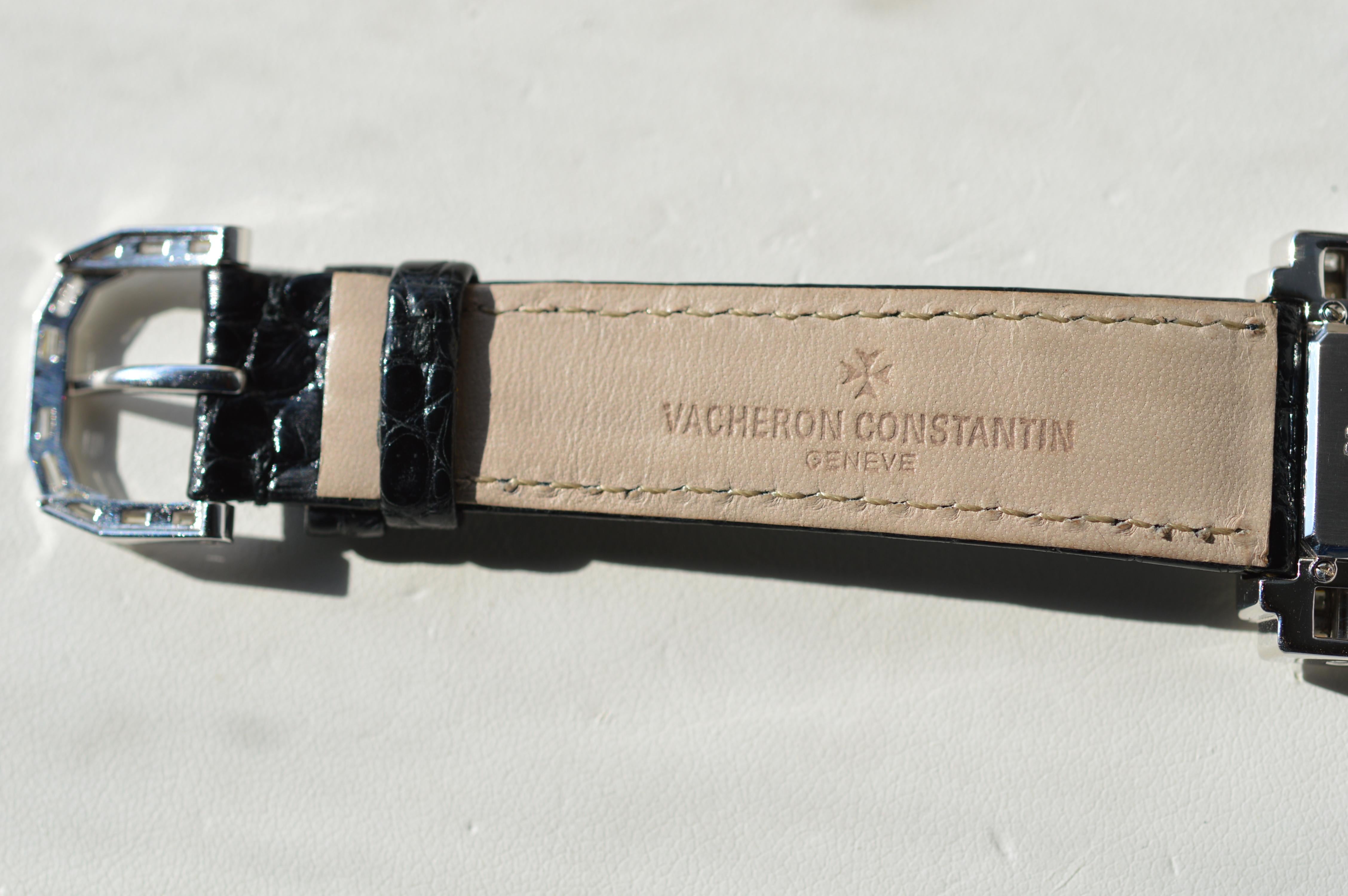 Vacheron Constantin Kalla Tiare 18K White Gold Diamond Case and Buckle Unworn   In New Condition In Geneva, CH