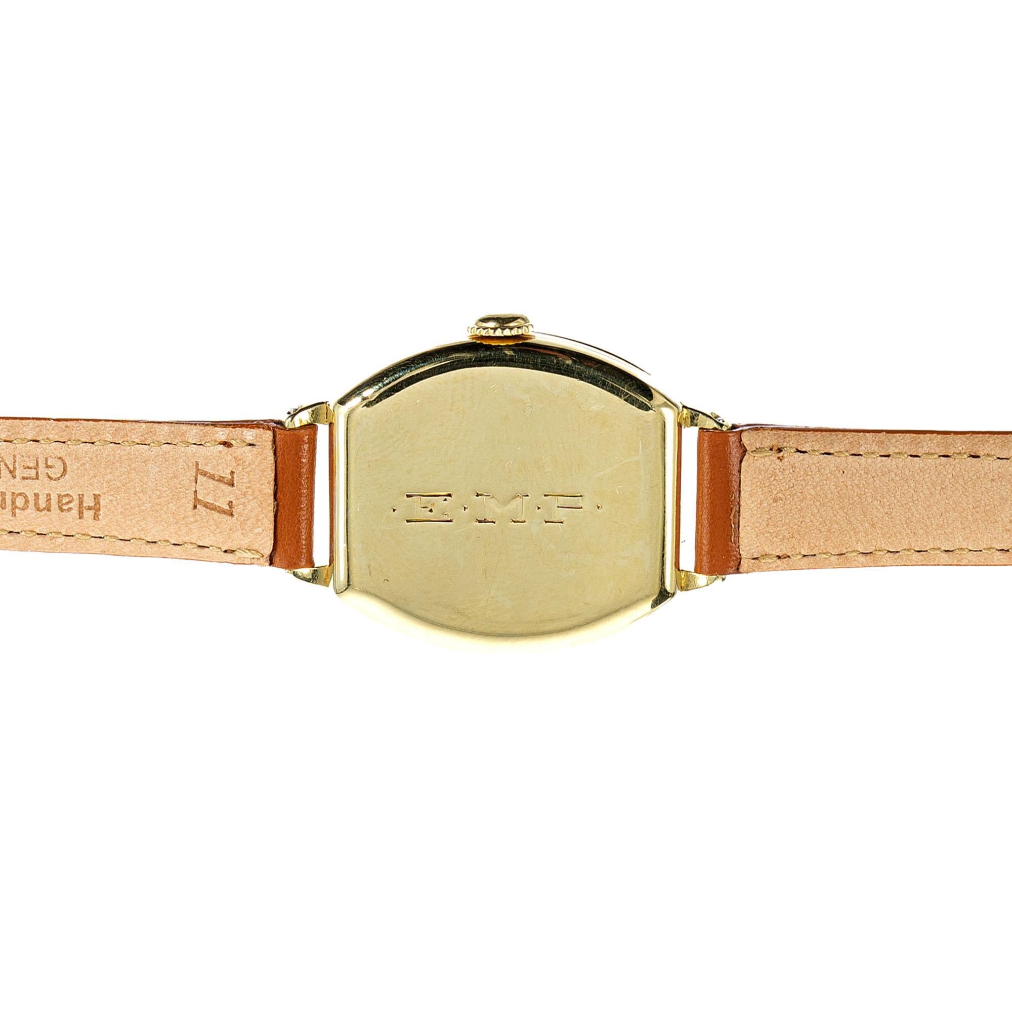 Vacheron Constantin Ladies Yellow Gold Wristwatch In Good Condition For Sale In Stamford, CT