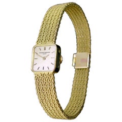 Vacheron Constantin Damenarmbanduhr mit Handaufzug aus Gelbgold